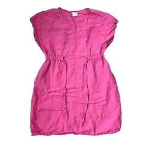 MOO Linen Dress Hot Pink Women’s Size Large